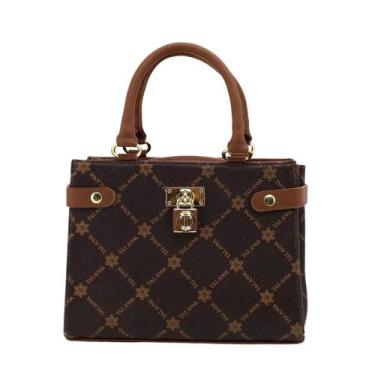 Imagem de Bolsa Grande Ombro Feminina Estilosa Moda Exclusiva - Talassa, Caramel