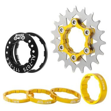 Imagem de ZOCKZ Roda dentada de cassete de velocidade única 12/13/14/15/16/17/18/19/20/21/22T MTB Kit de conversão de velocidade única bicicleta roda dentada de cassete de bicicleta de velocidade única para