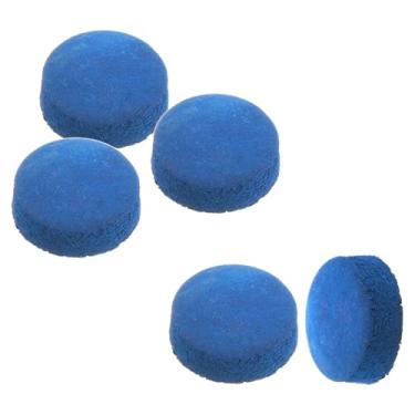 Imagem de PATIKIL Pontas de taco de sinuca de diâmetro de 12 mm, pacote com 5 pontas de taco de bilhar pontas de substituição para bastões de sinuca, azul