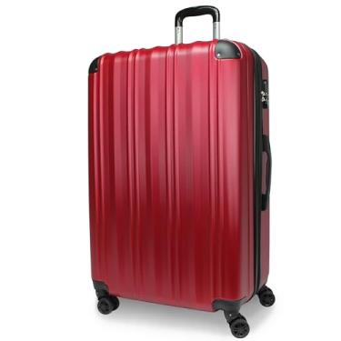 Imagem de Mala de viagem World Traveler Kemyer Quest, rígida, leve, expansível, Borgonha, 25-inch, Kemyer Quest Hardside Mala giratória leve expansível