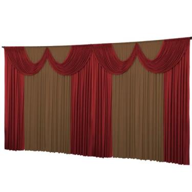 Imagem de Cortina De Malha Helanca Paris Igreja Festas Eventos 10 metros - Denni