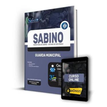 Imagem de Apostila Prefeitura de Sabino - SP - Guarda Municipal - Editora Soluçã