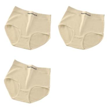 Imagem de RYZGOJV Calcinha de biquíni feminina 95% algodão, calcinha hipster elástica feminina, pacote com 3 cores E09