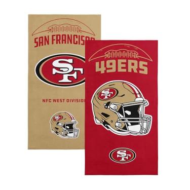 Imagem de Northwest Toalha de praia San Francisco 49ers NFL Gamebreaker pacote com 2 76 x 152 cm