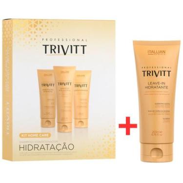 Imagem de Kit Home Care Trivitt (3 Produtos) + Leave In - Itallian Hairtech