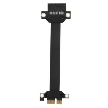 Imagem de Cabo de extensão PCI X1 - Adaptador PCIe 3.0 X1 de alta velocidade para placas de som, cartões e cartões profissionais (10 cm) (20 cm) (30 cm) (40 cm)