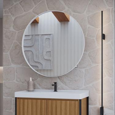 Imagem de Espelheira para Banheiro 80 com Armário Ana