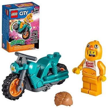Imagem de Kit de construção lego City Chicken Stunt Bike 60310; brinquedo divertido e legal para crianças (10 peças)