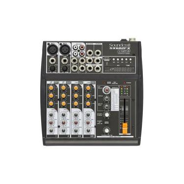 Imagem de Mesa De Som Soundcraft 6 Canais Sx602fx Usb Bivolt