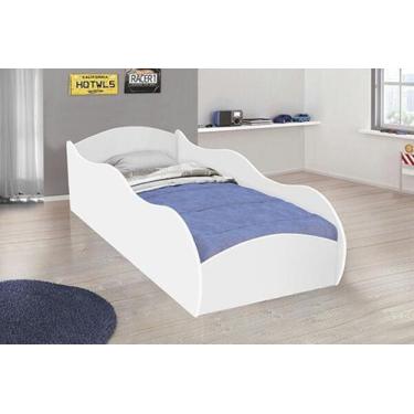 Imagem de Cama Carro Infantil Meninas com Colchão - Casa Móveis, Branca