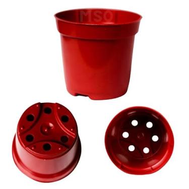 Imagem de 30 Mini Vasinhos Coloridos Pote 6 De 80ml Castos E Suculentas mudas lembrancinha (VERMELHO)