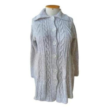Imagem de Sobretudo Plus Size Tricot Premium Mousse Super Grosso Lindo-Feminino