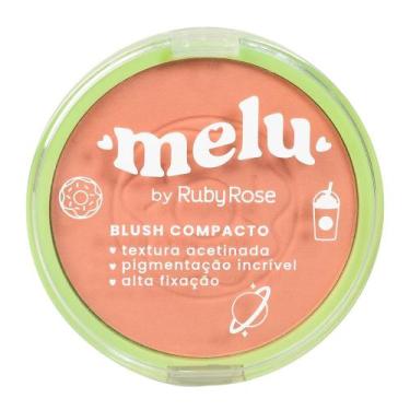 Imagem de Blush Compacto Melu Ruby Rose RR8713 Cor Cake 10g