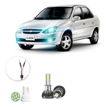 Imagem de Ultra Led Nano 22000lm Chevrolet Classic 2010-2016 Milha - LUXLED y3, 