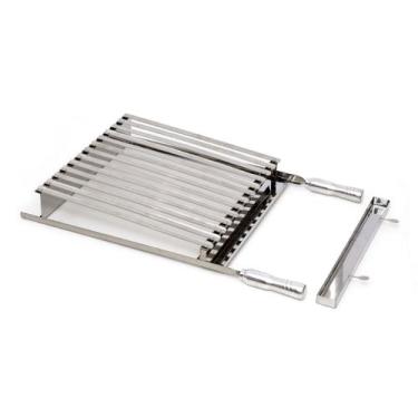 Imagem de Grelha Parrilha Argentina Pantheon Em Inox 50x40cm Cabo Aluminio 