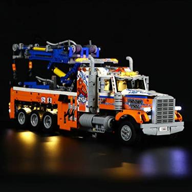 Imagem de GEAMENT LED Light Kit Compatible with Lego Heavy-Duty Tow Truck - Lighting Set for Technic 42128 Building Model (Model Set Not Included)