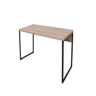 Imagem de Mesa De Escritório Diretor Estilo Industrial Preto Amadeirado