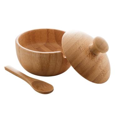 Imagem de Açucareiro Com Colher De Bambu Verona 8x7,5cm 1492 - Lyor
