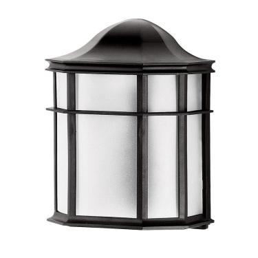 Imagem de Kit 9 Arandela Janelinha Colonial Preta Externa Retro Acl59