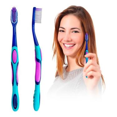 Imagem de Escova De Dente Revolution Mix Color Macia Adulto - Sunny
