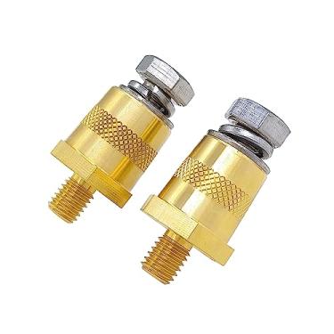 Imagem de YSIL Conector De Terminal Bateria, Adaptador Lateral Ou Superior Para M6, Extensor Carga Rosca Automotiva Latão (2 Peças)