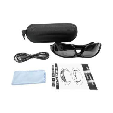 Imagem de Óculos Com Mini Câmera HD 1080P DVR Gravador De Vídeo Para Esportes Ao