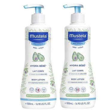 Imagem de Hidratante Mustela Hydra Bebê 500ml  Kit 2 unidades, Kit