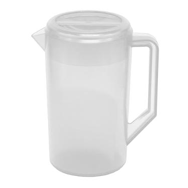 Imagem de IEUDNS Jarro de água, bule, jarra, recipiente grande à prova de vazamentos, jarra de bebida doméstica, utensílios para bebidas, verão, cozinha ao ar livre, Claro