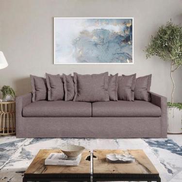 Imagem de Sofá com Capa 100% Removível e Lavável Enseada 240cm - Estofart