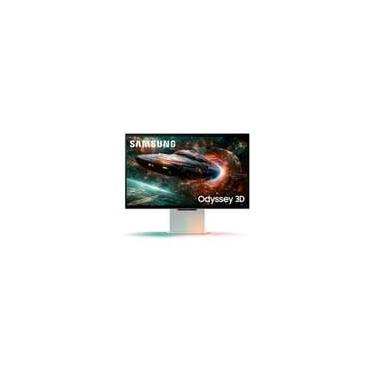 Imagem de Monitor Gamer Samsung Odyssey 3D 27", 4k, 165Hz, 1ms, IPS, DP e HDMI, HDR, Ajuste de Altura, Som Interado, Prata - LS27FG900XLXZD