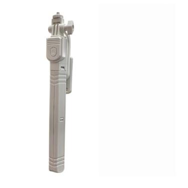Imagem de Selfie stick 1.7M de comprimento sem fio Bluetooth tripé portátil retrátil (branco)