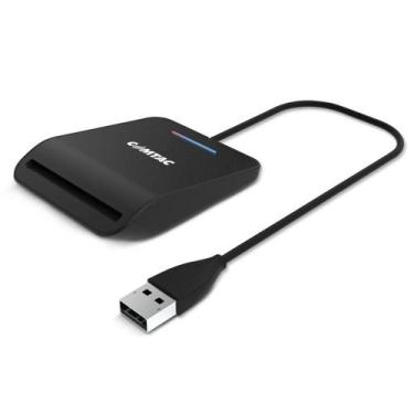 Imagem de Leitor E Gravador De Cartões Smart Card USB 2.0 Comtac 9202