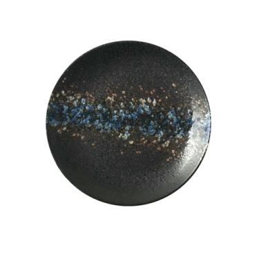 Imagem de Prato raso redondo de cerâmica japonesa prato de bolo de sobremesa para bife de café da manhã - colorido (25,4 cm)