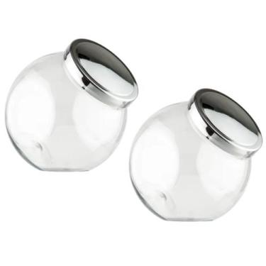 Imagem de Pote Plástico Bandeirante Tampa Prata Baleiro 2,4 Lts 2 unid - Bandeir