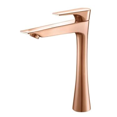 Imagem de TORNEIRA PARA LAVATORIO BICA ALTA ROSE GOLD LEXXA