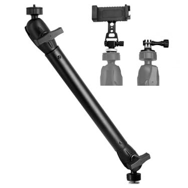 Imagem de Suporte para câmera de caiaque com bola de trilha de 3,8 cm e braço estendido, suporte para câmera DSLR/ação resistente, compatível com GoPro, câmeras sem espelho, acessórios de fotografia de caiaque