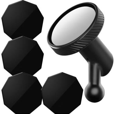 Imagem de Suporte magnético para Garmin Dash Cam, com 4 peças adesivas de para-brisa, adesivo forte e ímã, compatível com Garmin Dashcam Mini 2/Mini 3/67W/57/47/Tandem e etc., design de baixo perfil