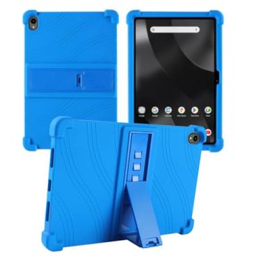Imagem de Bebiger Capa protetora para tablet Walmart Onn de 12,1 polegadas Pro 2024, capa ajustável de silicone macio para crianças para tablet Onn de 12,1 polegadas Pro 2024 (azul)