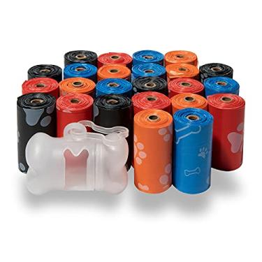 Imagem de Best Pet Supplies Sacos de cocô de cachorro (360 sacos) para limpeza de resíduos de lixo, substituições de rolos para cães para caminhadas ao ar livre e viagens, à prova de vazamento e resistente a