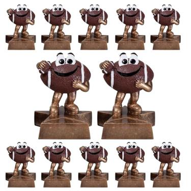 Imagem de Express Medals Conjunto de troféus de futebol, pacote com 12, design Lil Buddy, prêmio esportivo, lembrancinhas, troféus, prêmios