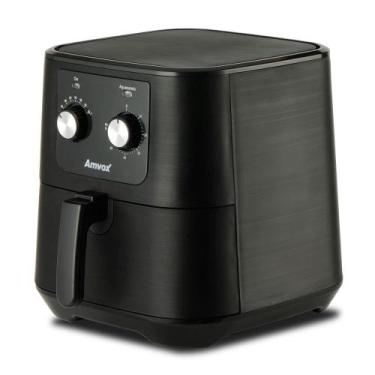 Imagem de Fritadeira Air Fryer 7 Litros Amvox AFR1255M Black 127V, Preto, 110V