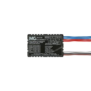 Imagem de Reator Margirius 36W Lâmpada Uv Tubular Fluorescente 4 Pinos