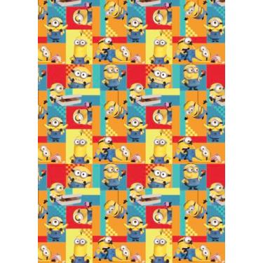 Imagem de Danilo Promotions LTD Papel de embrulho Meu Malvado Favorito, 2 folhas, 2 etiquetas, presente de aniversário, Minion