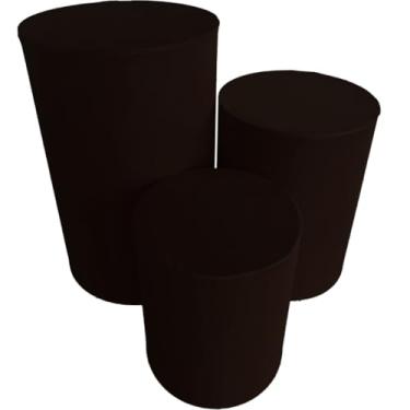 Imagem de Capa de Cilindro Para Decoração Festa Veste Fácil - Kit Capa Para Cilindro multicolorido(MARROM)