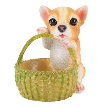 Imagem de Puppy Key Storage Box Resina Desktop Dog Ornamento Organizador do porta -chaves para entradas Decoração de casa (Tipo B.)