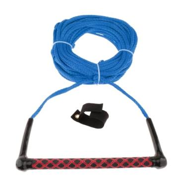 Imagem de Baoblaze Corda para esqui aquático, corda para wakeboard, resistente, multifuncional, profissional, linha de surf, 75 pés para esportes aquáticos, wakeboard, Corda Azul