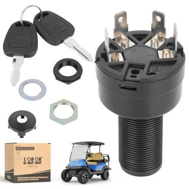 Imagem de 10L0L Interruptor de chave de ignição de carrinho de golfe de 4 pinos para modelos de gás de 2004 até 2004, substitui OEM # 102515101