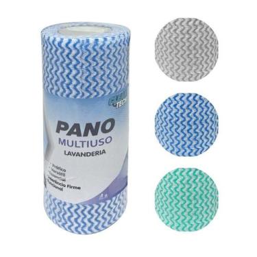 Imagem de Rolo de Pano Multiuso Limpeza em Geral 100 Folhas 25cmx30cm - CLEAN TE