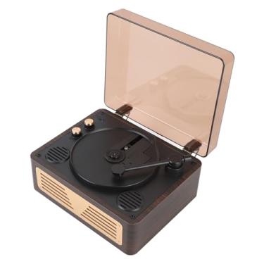 Imagem de Luocute CD Player Sem Fio, Portable Retro BT CD CD R Player RW Music Player Com Alto-falantes, Controle Remoto, Suporta USB/AUX/TIPO-C para Casa, Som Surround 3D (Marrom)