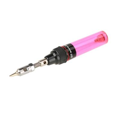 Imagem de Xixian Butane Solding Iron Pen do Tamanho de Bolso Portátil Leve e Conveniente Com Acabamento Fino e Excelente Qualidade para Solda de Precisão Com Temperatura Ajustável 450 ℃ Ferro de (Vermelho)
